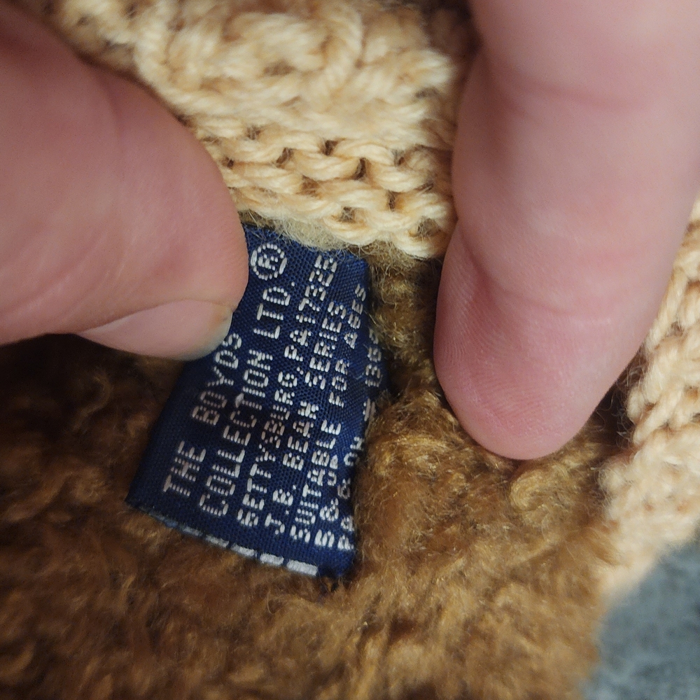 Adorable Brown BOYDS BEAR Teddy Bear with Sunflower Hat - Picture 4 of 7